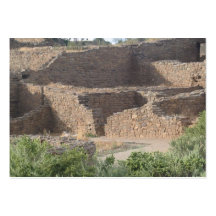 l'Aztèque ruine la structure de brique du Nouveau  Cartes De Visite Professionnelles