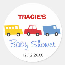 Le baby shower d'autobus de voiture des jouets du 