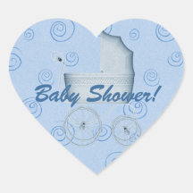 Le baby shower tourbillonne autocollant avec des e