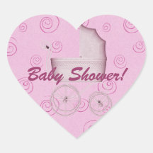 Le baby shower tourbillonne autocollant avec des e