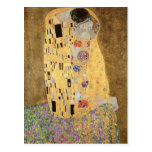 Le baiser, 1907-08 carte postale