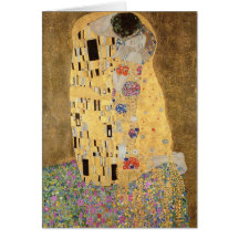 Le baiser, 1907-08 cartes de vœux