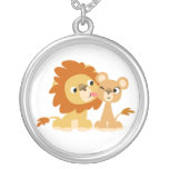 Le baiser : Collier mignon de couples de lion de b colliers