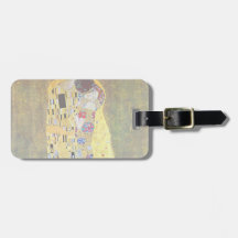 Le baiser (Der original Kuss) par Gustav Klimt Étiquette Pour Bagage
