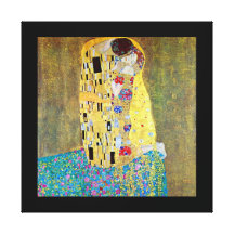 Le baiser (Der original Kuss) par Gustav Klimt Toiles Tendues Sur Châssis