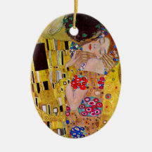 Le baiser (détail) par Gustav Klimt Décoration Pour Sapin De Noël