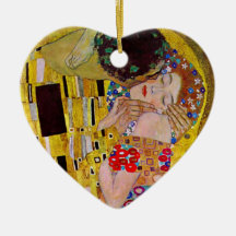 Le baiser (détail) par Gustav Klimt Ornement