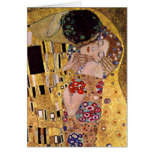 Le baiser, Gustav Klimt Cartes De Vœux