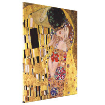 Le baiser, Gustav Klimt Toiles Tendues