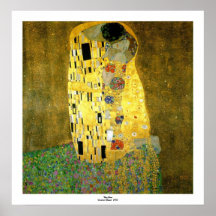 Le baiser par Gustav Klimt Affiches