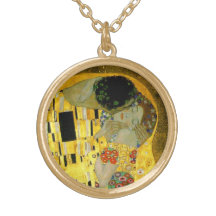 Le baiser par Gustav Klimt Bijouterie Fantaisie