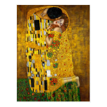 Le baiser par Gustav Klimt Cartes Postales