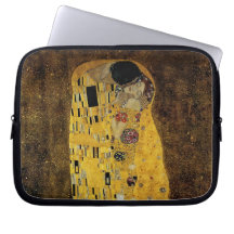 Le baiser par Gustav Klimt Trousse Pour Ordinateur Portable