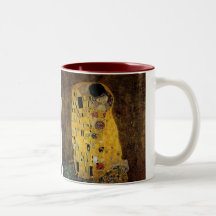Le baiser par Gustav Klimt Tasse