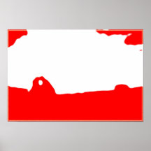 le baiser (rouge) posters
