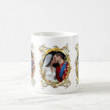 le baiser, va le faire+mariage de kate, couleur fa mug à café