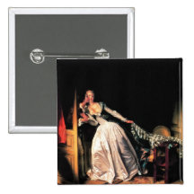 Le baiser volé par Jean-Honore Fragonard Badge