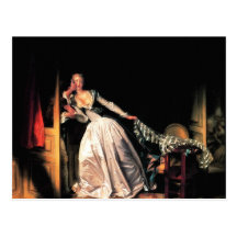 Le baiser volé par Jean-Honore Fragonard Cartes Postales