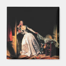 Le baiser volé par Jean-Honore Fragonard Aimants Pour Réfrigérateur