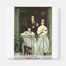 Le balcon par Manet Edouard Magnets