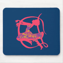 Le ballet danseur serrent plus dancer tapis de souris