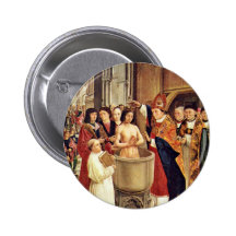 Le baptême de Clovis par DES Heiligen Ägidius (B d Pin's Avec Agrafe
