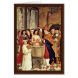 Le baptême de Clovis par DES Heiligen Ägidius (B d Carte De Vœux