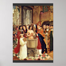 Le baptême de Clovis par DES Heiligen Ägidius (B d Affiche