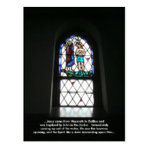 Le baptême de Jésus (carte de méditation) Cartes Postales