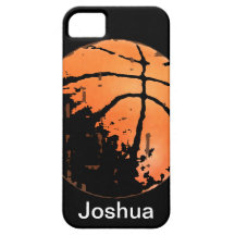 Le basket-ball a affligé la caisse iPhone5 urbaine Étui iPhone 5