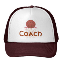 Le basket-ball et le filet, avec l'entraîneur folâ casquettes de camionneur