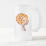 Le basket-ball folâtre la tasse