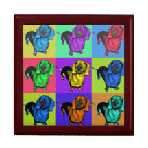 Le basset allemand Doxie d'art de bruit lambrisse  Coffrets Cadeaux