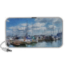 Le bassin de bateau abat le point haut-parleurs mp3