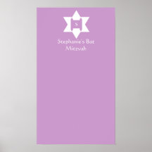 Le bat mitzvah signent dedans l'affiche de conseil