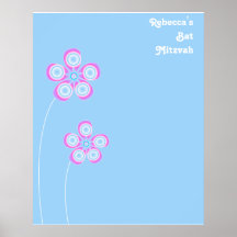 Le bat mitzvah signent dedans le conseil poster