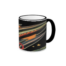 Le bateau vintage de Rocket de la science-fiction, Tasse