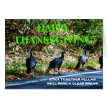 Le BÂTON de DINDES de THANKSGIVING cardent ENSEMBL Carte