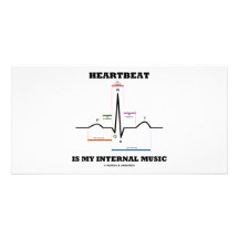Le battement de coeur est ma musique interne (ECG/ Cartes Avec Photo