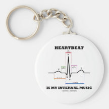 Le battement de coeur est ma musique interne (ECG/ Porte-clefs