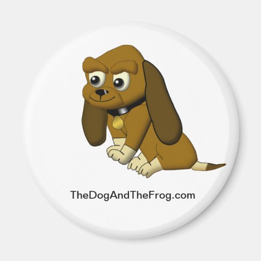 Le beagle Animated de bande dessinée de chien Aimant