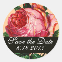 Le BEAU CHAMP de ROSE de ROSE, font gagner la date Autocollant