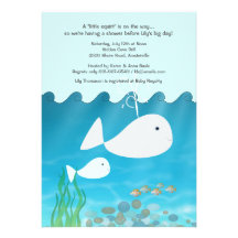 Le bébé injectent l'invitation de baby shower