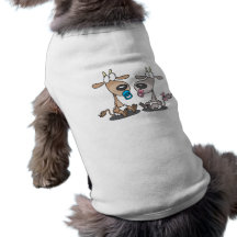 le bébé mignon adorable badine la bande dessinée d tee-shirts pour toutous