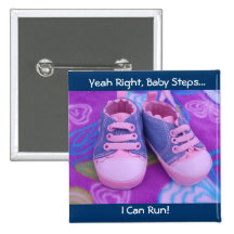 Le bébé peut courir ! chaussures de tennis du bébé badges