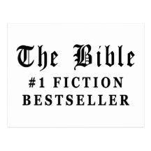 Le best-seller de fiction de bible carte postale