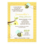 Le bonbon gaffent la maman d'abeille à l'invitatio invitations