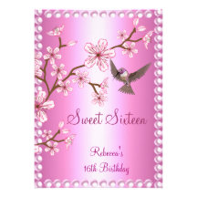 Le bonbon perle rose asiatique de 16 anniversaires bristol