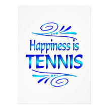 Le bonheur est TENNIS Faire-part
