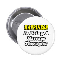Le bonheur est un thérapeute de massage badges avec agrafe